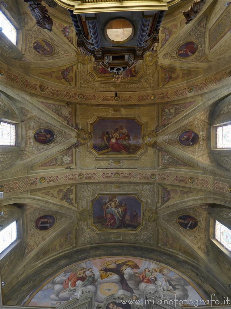 Biella (Italy) - Vault of the choir of the Church of the Holy Trinity